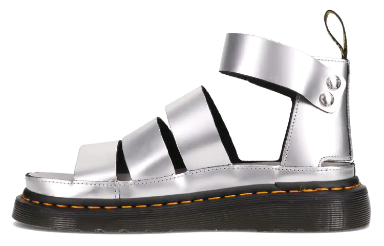 Dr. Martens DrMartens Clarissa Thick Sole Sandals Silver Women's