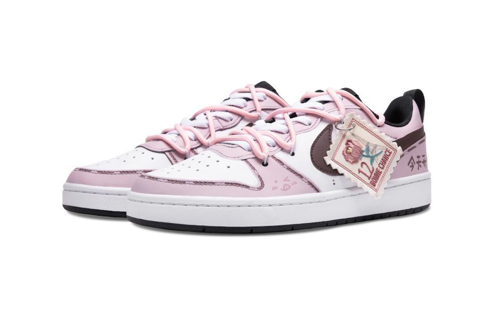 Nike Court Borough Florescence Non-slip Lightweight Low-Top Skateboard Shoes GS Pink Brown купить в интернет-магазине Yoocart с быстрой доставкой по России.