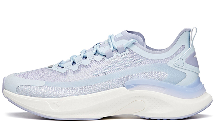 Anta High Speed Breathable Cushioning Wear-Resistant Low-Top Running Shoes Women's Blue Purple