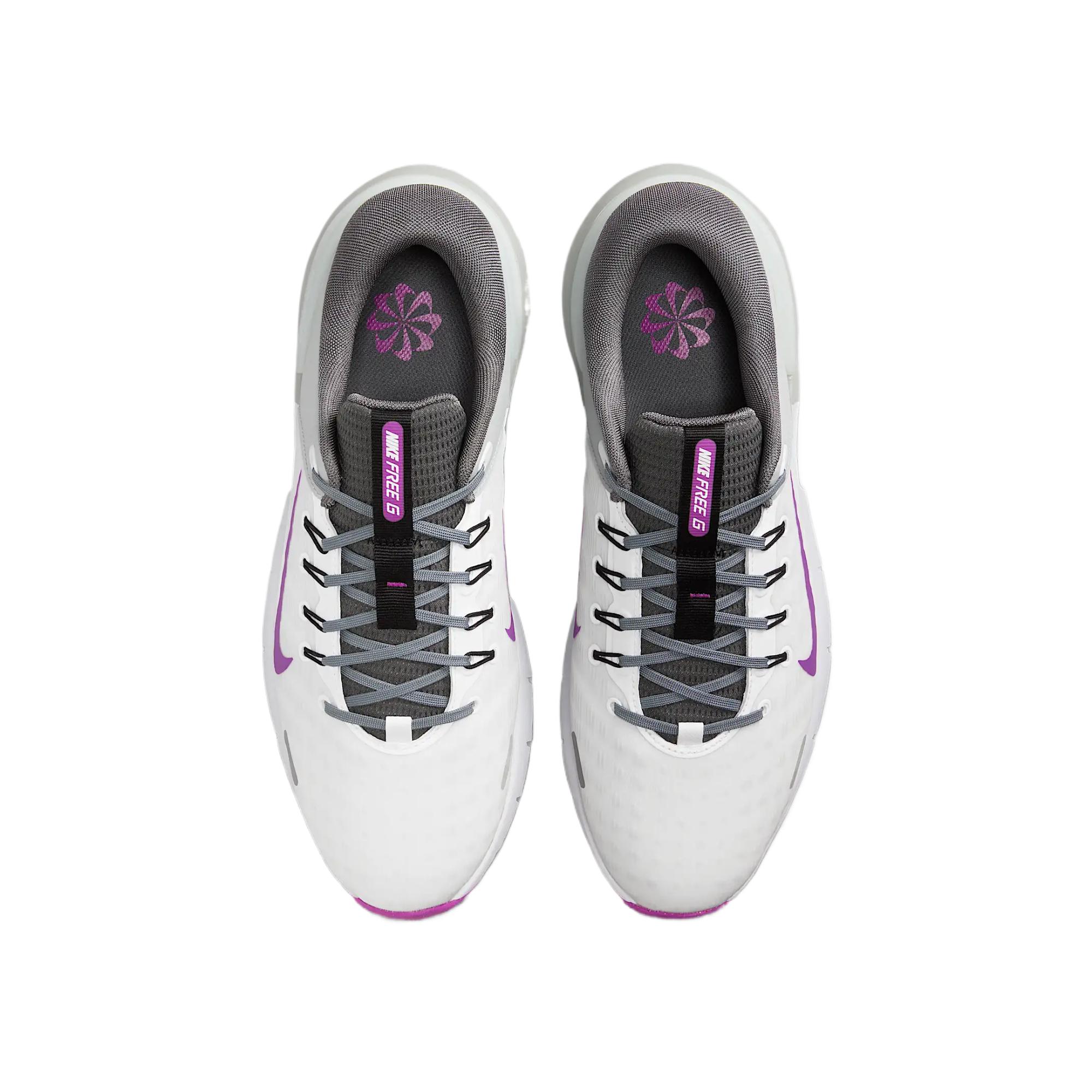 Nike Free Golf Next Nature White Iron Grey Light Smoke Grey Vivid Purple купить в интернет-магазине Yoocart с быстрой доставкой по России.