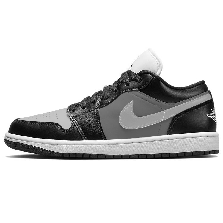 Jordan Air Jordan 1 Vintage Basketball Shoes Women's Low Top Black/Gray