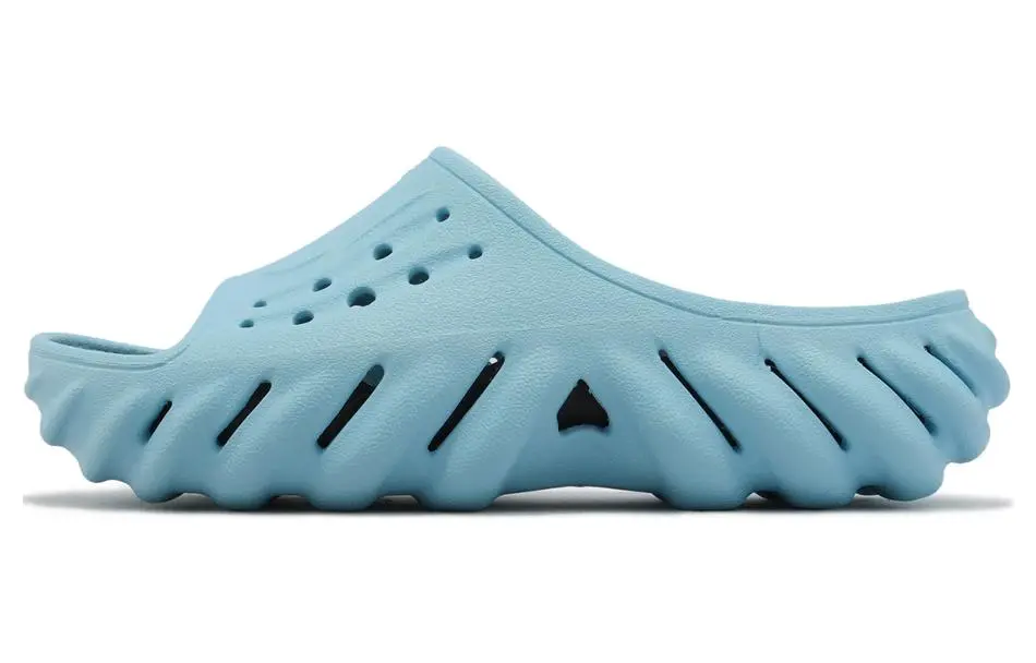 Crocs Echo Slide Slippers Unisex Blue Black