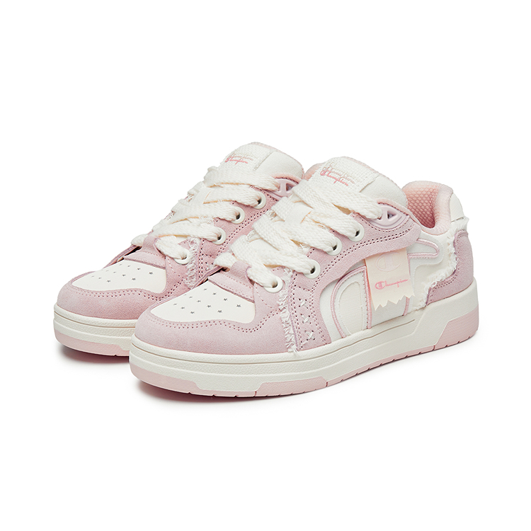 Champion Low-Top Skateboard Shoes Unisex Micro Rose Red/Milk White купить в интернет-магазине Yoocart с быстрой доставкой по России.