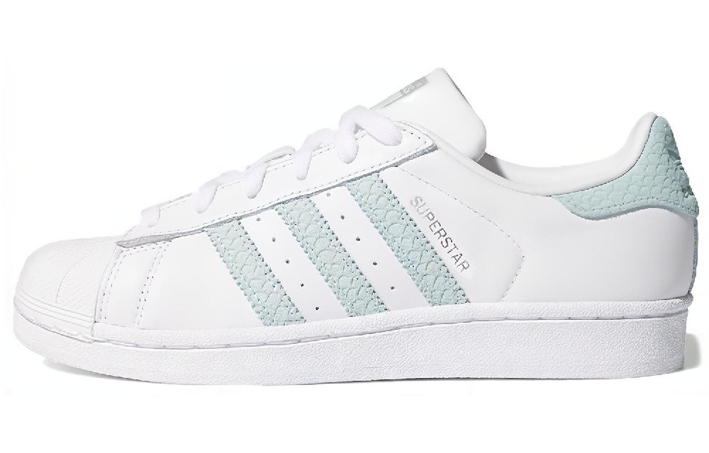 Adidas Superstar White Ash Green Women's