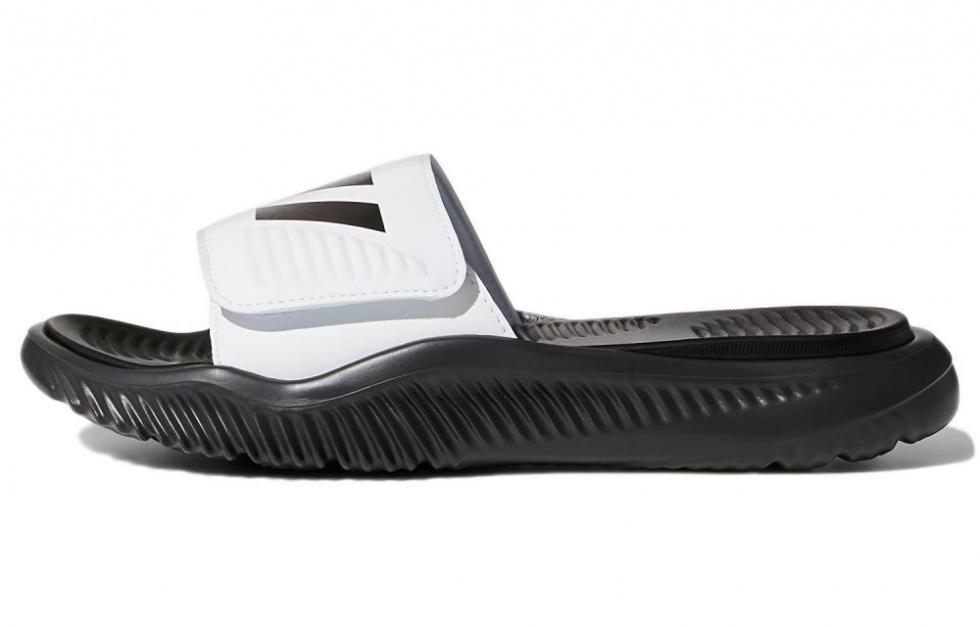 Adidas Alphabounce Slide 'White Black'