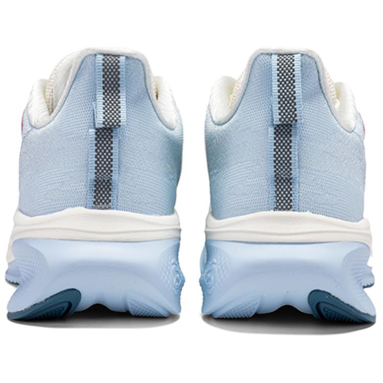 361° Abrasion-Resistant Cushioning Low-Top Casual Running Shoes Women's White Blue