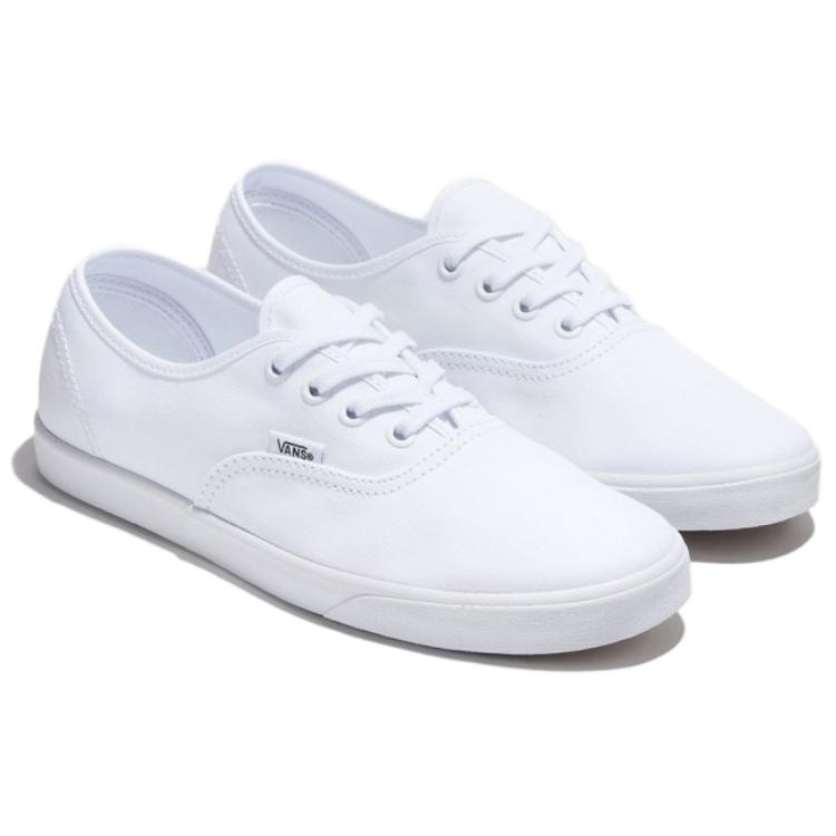 Vans Authentic Low Top Skateboard Shoes Men's White