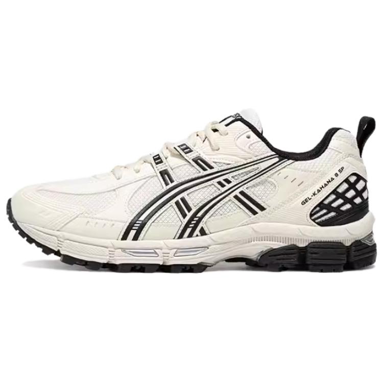 Asics Gel Kahana 8 Abrasion Resistant Low Top Running Shoes Men's Ecru