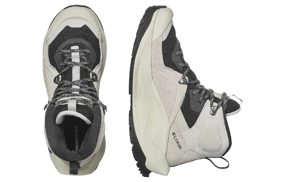 SALOMON Women's Elixir Mid GORE-TEX 'Vanilla Ice Lemon'