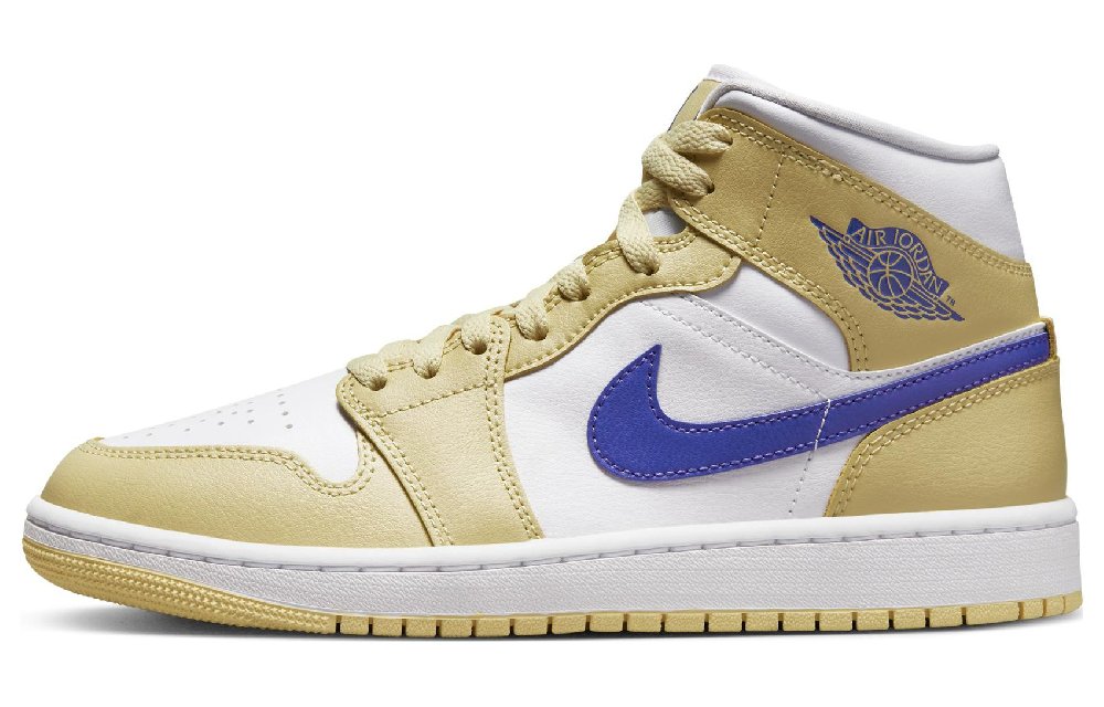 JORDAN 1 Mid Lemon Wash Lapis Women's