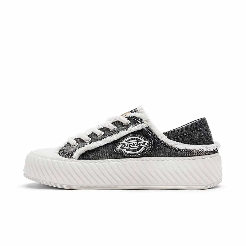Dickies Low Top Skateboard Shoes Unisex Washed Black