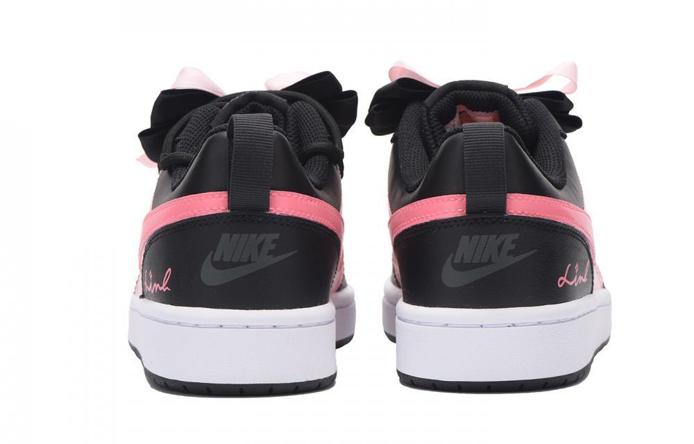 Nike Court Borough Low Chestnut Slip-Resistant Coverage Low-Top Skateboard Shoes GS Black Pink купить в интернет-магазине Yoocart с быстрой доставкой по России.