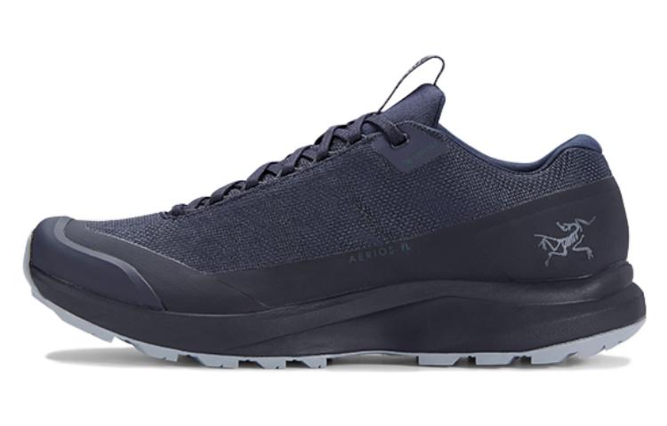 Arcteryx Aerios GTX Comfortable Abrasion Resistant Breathable Low Top Outdoor Shoes Unisex Blue Black
