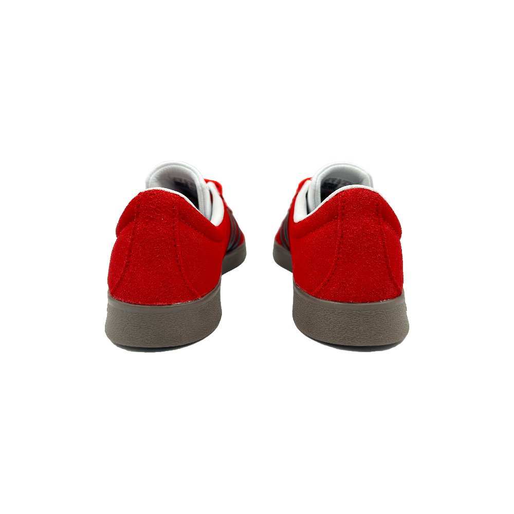 Adidas Neo Anti-Slip Wear-Resistant Low-Top Skateboard Shoes Unisex Red Black