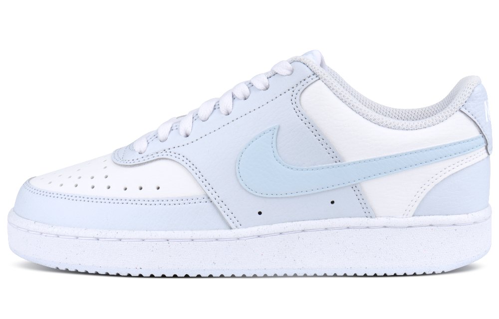 Nike Court Vision Durable Breathable Low-Top Skateboard Shoes Unisex Blue White