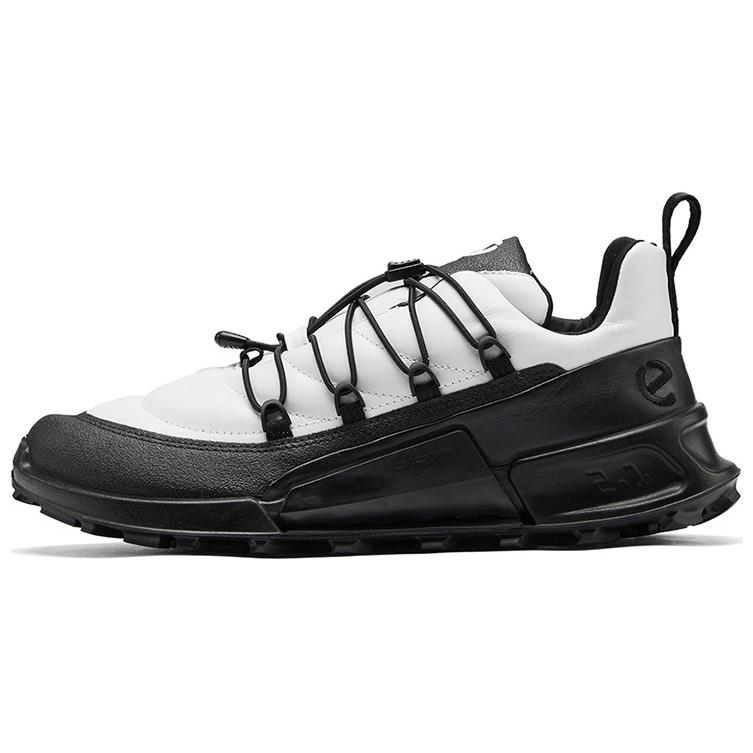 Ecco Water-Resistant Low-Top Casual Shoes Men's Black White