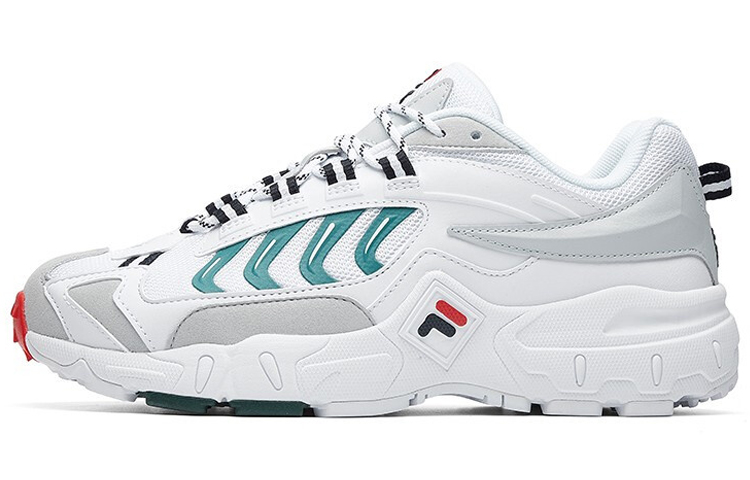 FILA Running Shoes Grey/White/Green Women's