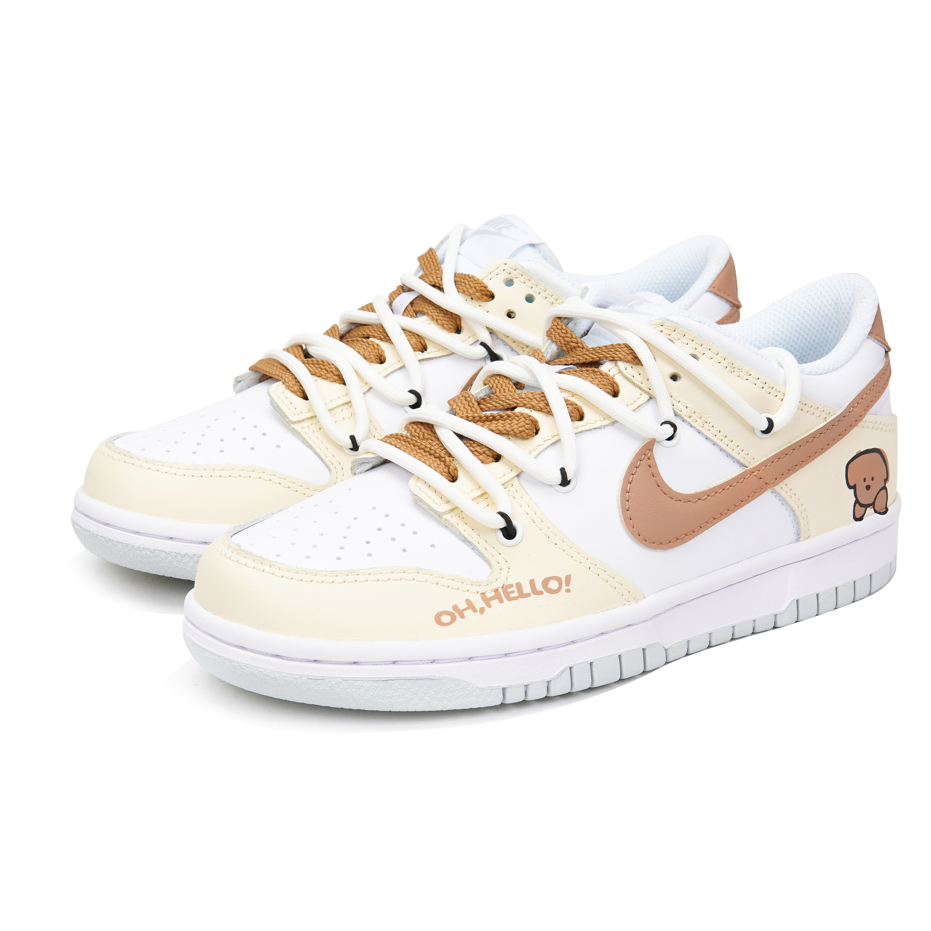 Nike Dunk Black Slip Resistant Shock Absorbers With Abrasion Resistant Properties Low Top Skateboard Shoes GS Yellow купить в интернет-магазине Yoocart с быстрой доставкой по России.