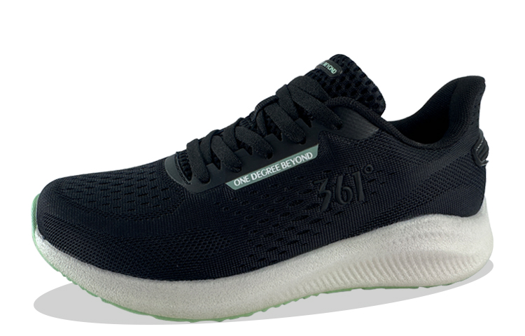 361° Lightweight Low Top Running Shoes Women's Black Green купить в интернет-магазине Yoocart с быстрой доставкой по России.