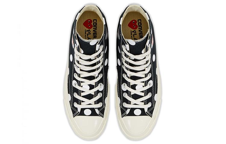 Converse Comme Des Garçons X Converse Chuck Taylor All Star 70 Hi 'Black Polka Dot' купить в интернет-магазине Yoocart с быстрой доставкой по России.