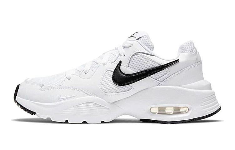 Nike Air Max Fusion Cushioning Anti-Slip And Wear-Resistant Low-Top Running Shoes Women's White Black купить в интернет-магазине Yoocart с быстрой доставкой по России.