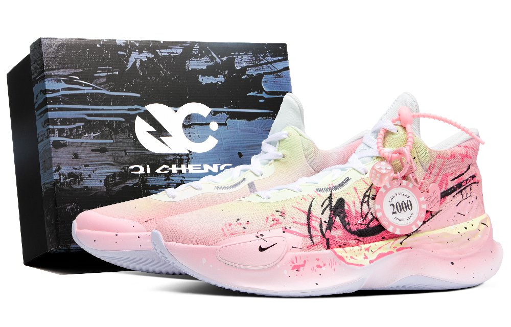 Nike Renew Elevate 3 Low Top Basketball Shoes Men's Pink