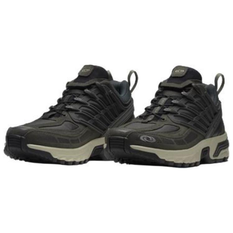 SALOMON ACS PRO Anti-Slip Wear-Resistant Low-Top Casual Shoes Unisex Dark Green
