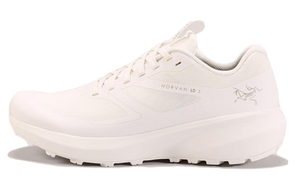 Arcteryx Norvan LD 3 Cushioning Wear Resistant Low Top Running Shoes Unisex White Gray