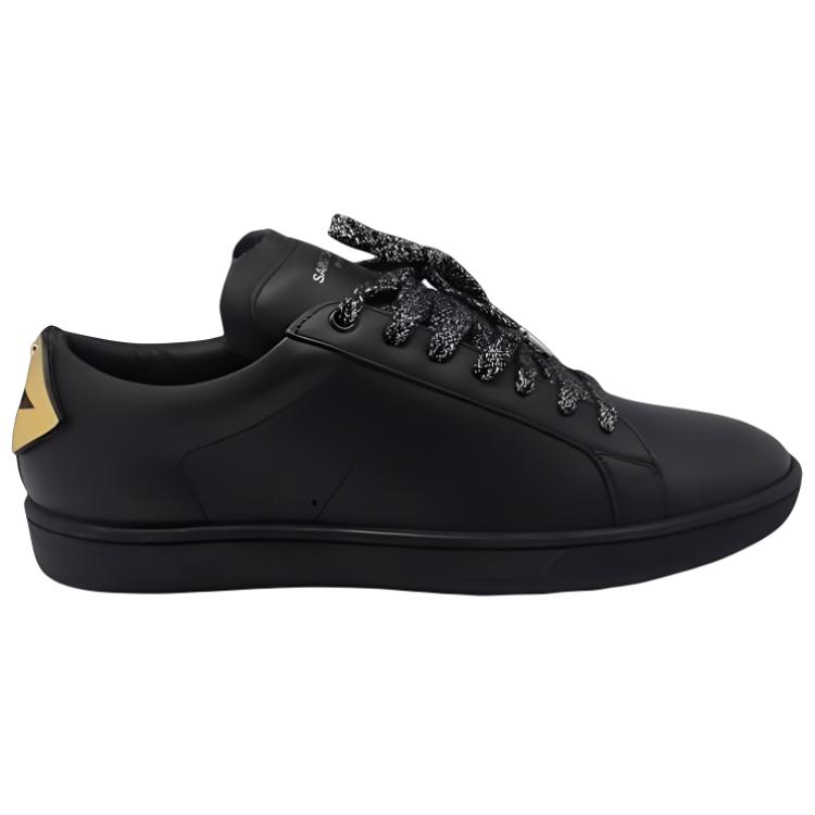 SAINT LAURENT Low top Stylish Skateboarding Shoes Men's Black