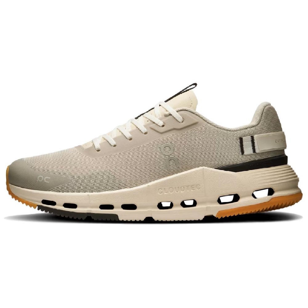 On Cloudnova Form 2 Breathable Low Top Sprint Running Shoes Women's Beige