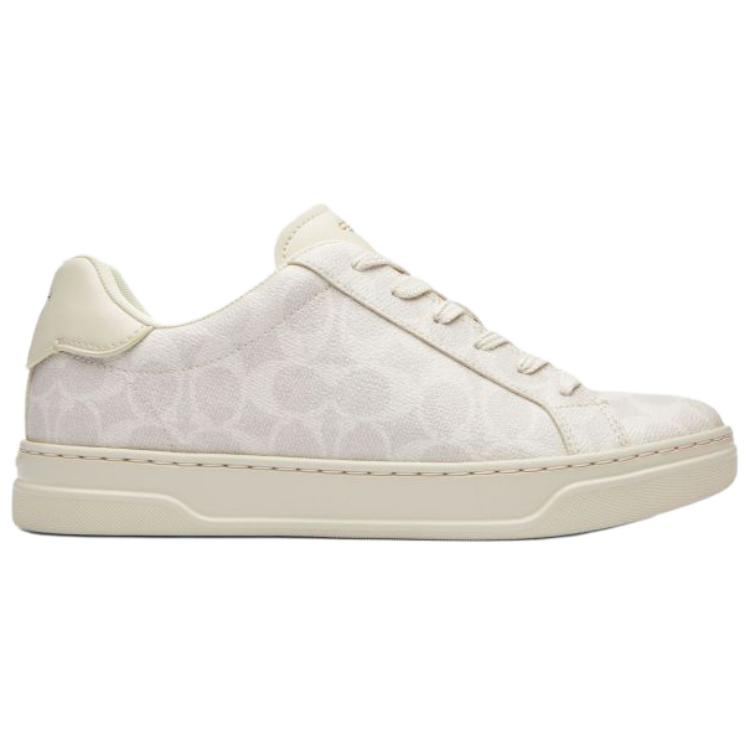 COACH High Line Low top Skateboard Shoes Women's Gray White