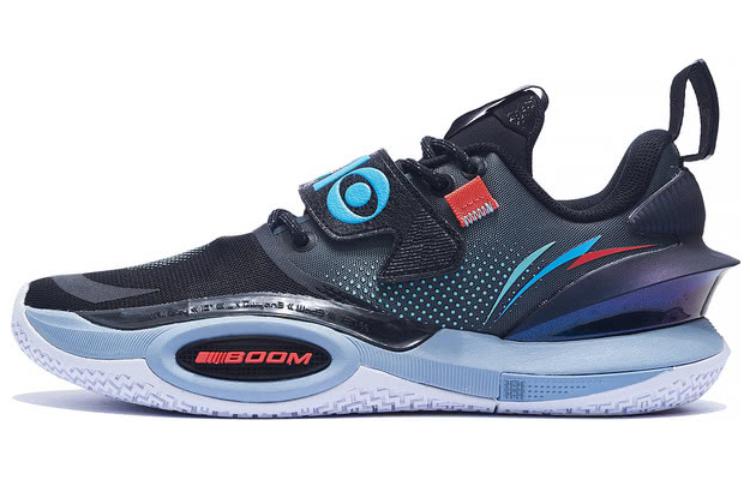 LiNing All City 10 V2 'Obsidian' Cushioned Slip-Resistant Rebound Low-Top Basketball Shoes Black Gray Color