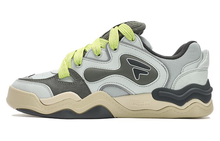 FILA FUSION Lightweight Height Increasing Low top Skateboard Shoes Women's Green