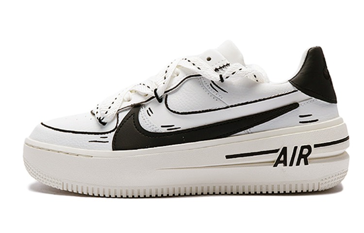 Nike Air Force 1 Skateboard Shoes Women's Low-Top Black/White