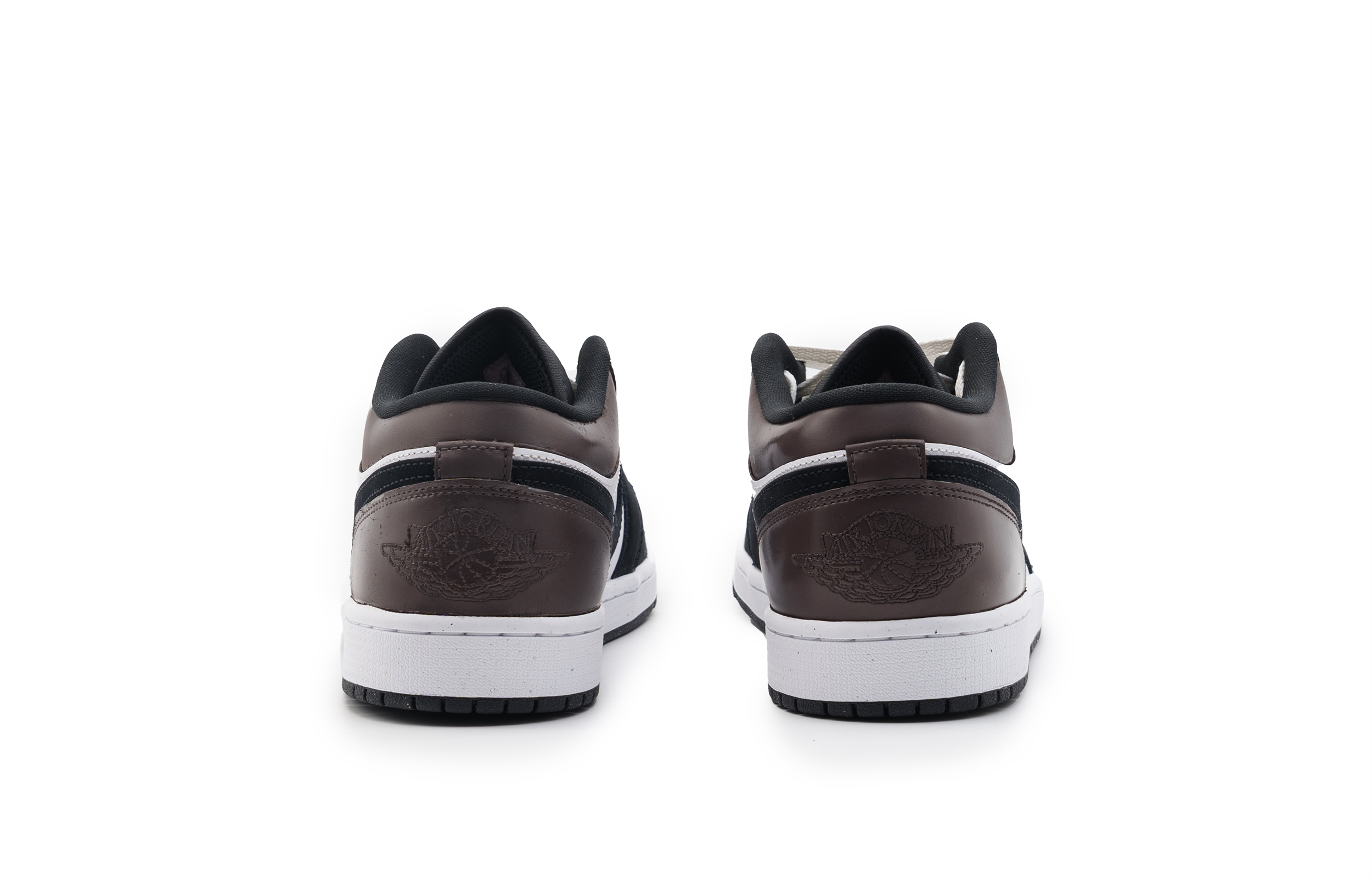 Jordan Air Jordan 1 Cushioning Wear-Resistant Low-Top Vintage Basketball Shoes Men's Black Brown купить в интернет-магазине Yoocart с быстрой доставкой по России.