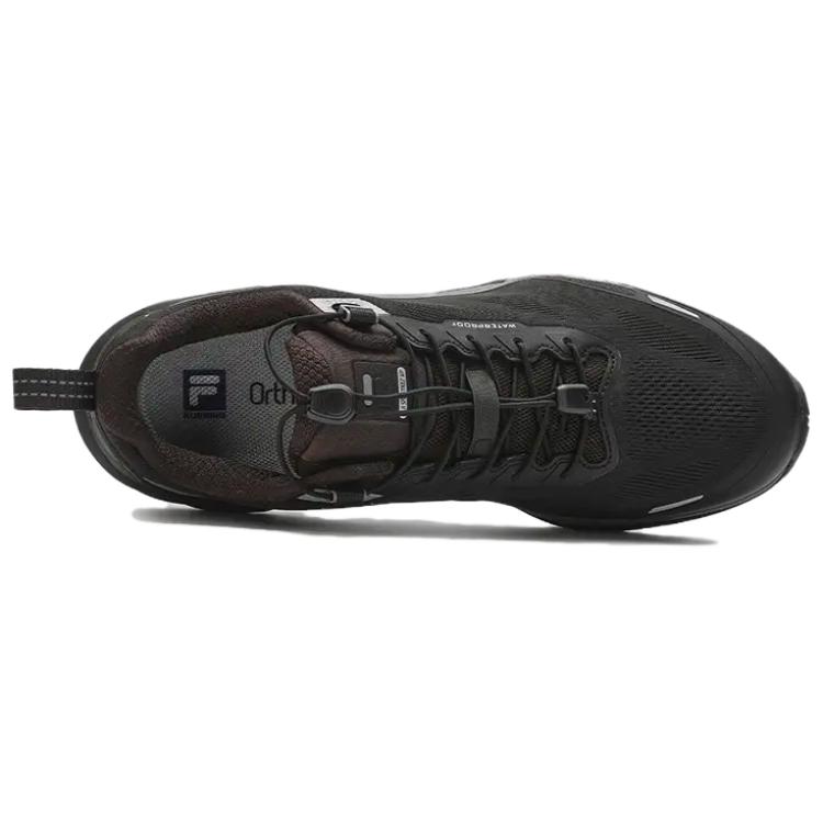 FILA SPD LYNX 2 Abrasion Resistant Breathable Low Top Trail Running Shoes Men's Black Gray
