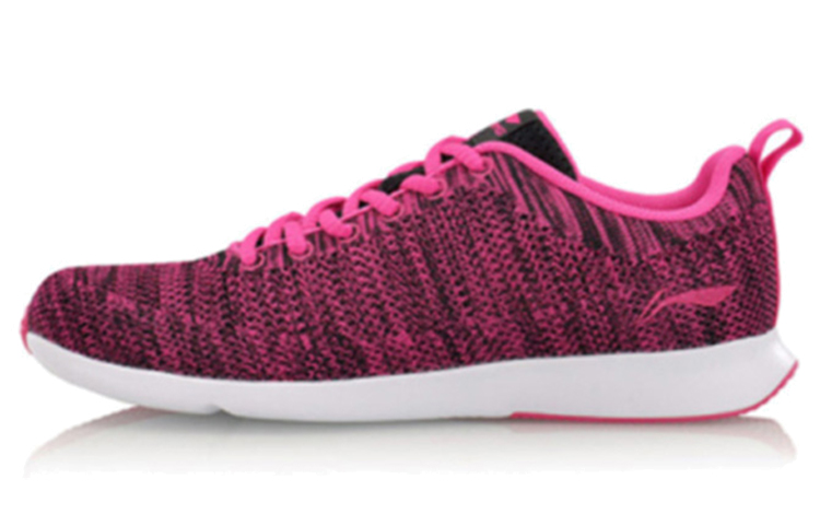 LINING Running Shoes Women's Low Top Fluorescent Berry Red