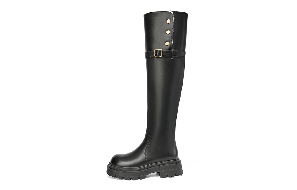 EBLAN Knee high Boots Women's Black