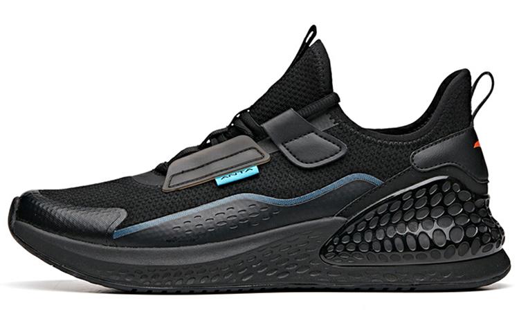 Anta C37 Series Cushioning Anti-Slip And Wear-Resistant Low-Top Running Shoes Blue Black
