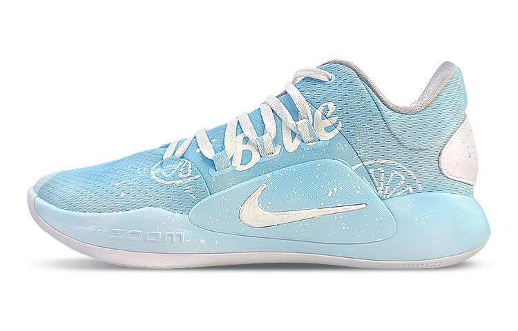 Nike Hyperdunk X Low 10 Cushioned Slip-Resistant Breathable Low-Top Performance Basketball Shoes Men's Blue