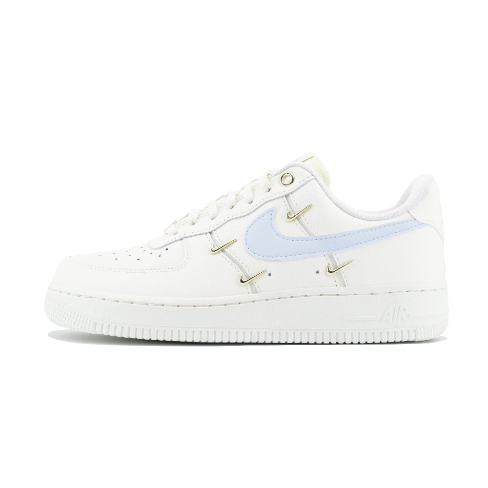 Nike Air Force 1 Anti Slip Wear Resistant Low Top Skateboard Shoes Unisex White Blue