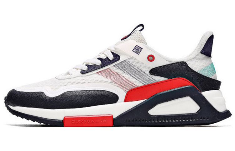 361° Breathable Low-Top Sports Casual Shoes Men's White Blue Orange