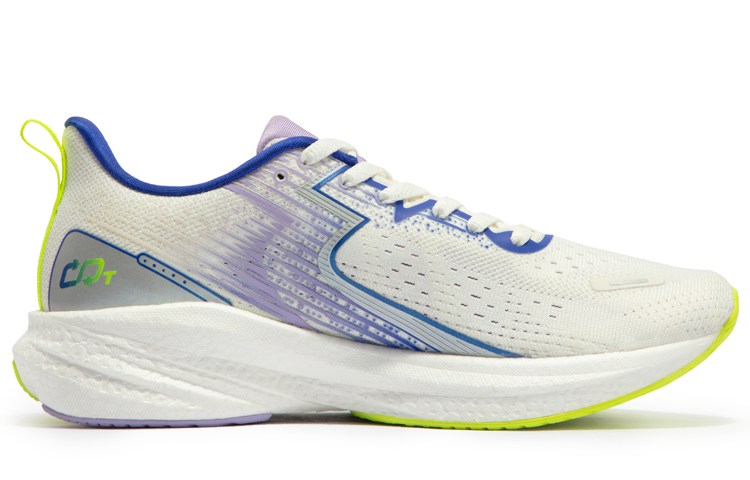 361° Carbon CQT Carbon Speed CQT Breathable Low-Top Running Shoes Women's White Blue