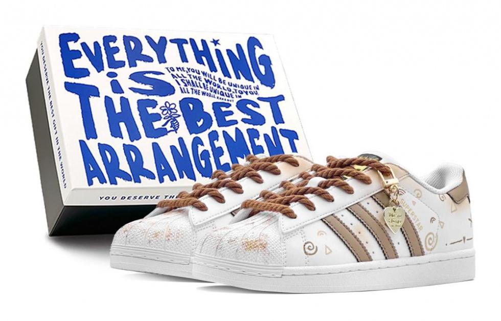 Adidas Originals Superstar Skateboard Shoes Unisex Low-Top White