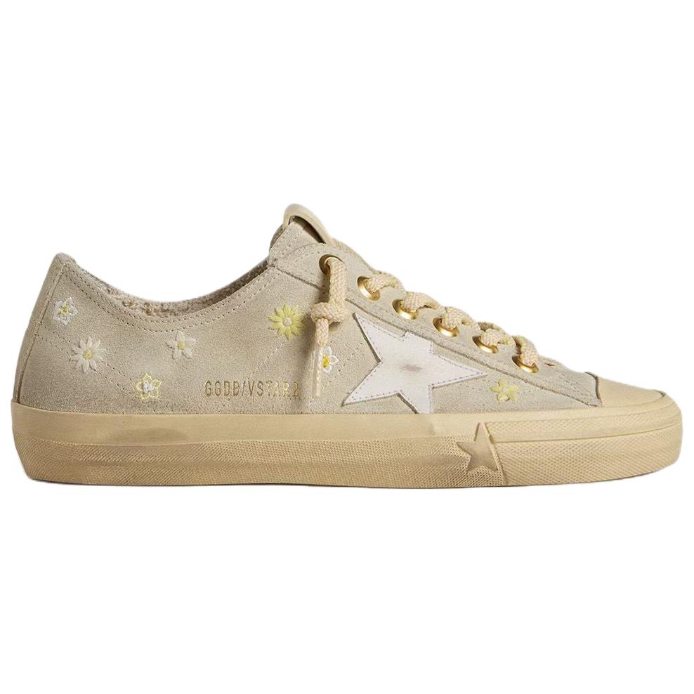 Golden Goose V Star Low top Skateboard Shoes Women's Greige