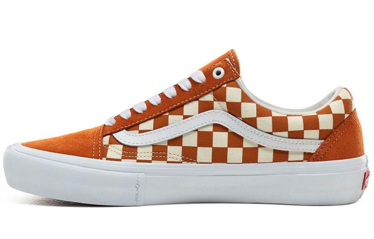 Old Skool Vans Pro 'Golden Oak Checkerboard'