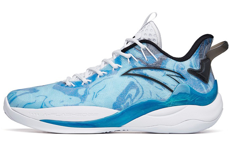 Anta Mountain 2 Cushioning Anti-Slip And Wear-Resistant Low-Top Basketball Shoes Blue White