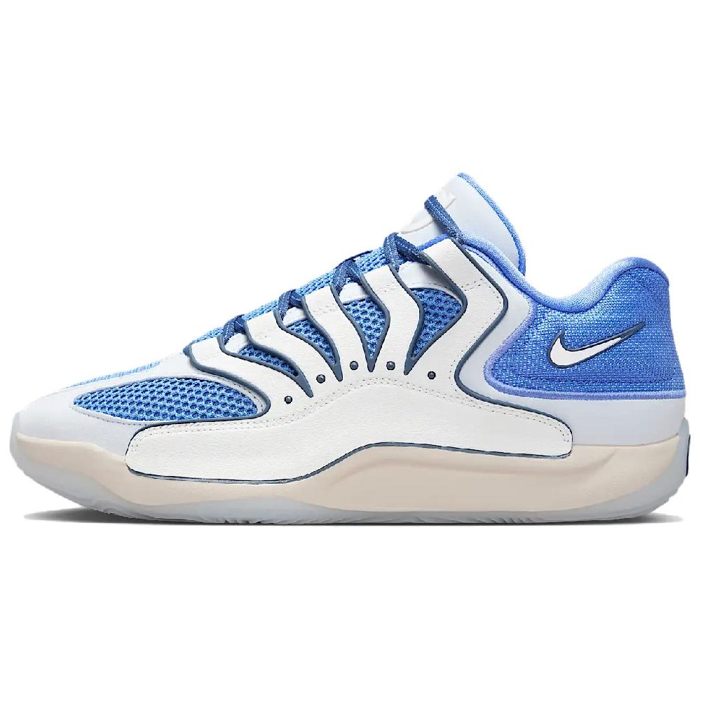 Nike KD 18 Abrasion Resistant Breathable Low Top Basketball Shoes Men's Blue White