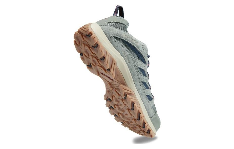 Columbia Crestwood Waterproof And Breathable Low Top Outdoor Shoes Women's Gray Green купить в интернет-магазине Yoocart с быстрой доставкой по России.