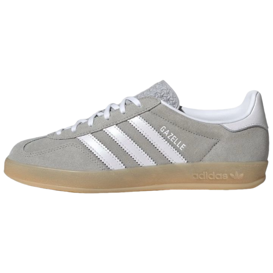 Adidas Originals GAZELLE INDOOR Abrasion Resistant Low Top Skateboard Shoes Women's Gray